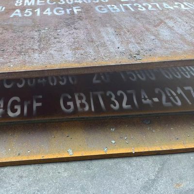 A514 F Low Carbon Steel Plate 20mm 12mm Thick Hot Rolled Vessel Sheet