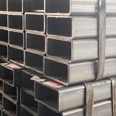 ERW Q345 Hollow Carbon Steel Square Tube Hot Rolled 0.3mm Wall Thickness
