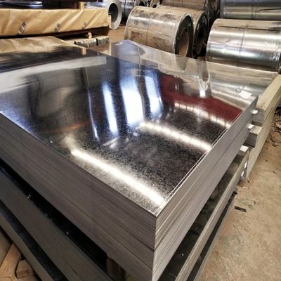 Zinc Coated Iron Galvanized Steel Sheet ASTM JIS G3302 SGCC 0.2MM Thickness
