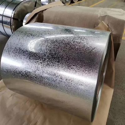 GI Dx51D Z275g Galvanized Steel Coil  Zinc Coated 600mm Regular Spangle For Roofing