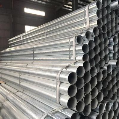 AISI Q235 Galvanized Round Tube Pipe Zinc Coated Seamless 25mm OD For Construction