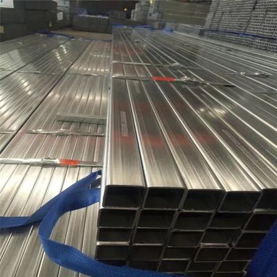 Z60g Galvanized Steel Rectangular Tube Seamless ASTM A106 10*30mm