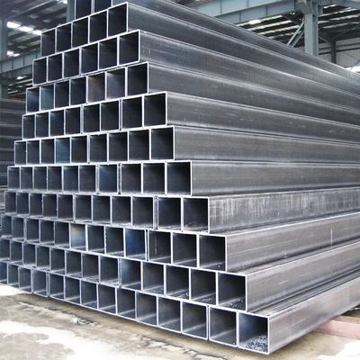 12 Gauge Q195 Q215 Galvanized Steel Pipe Square Tube Hot Rolled For Fuild Transportation