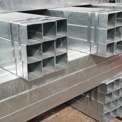 Zinc Coated Galvanized Steel Tube ASTM Q235 Square Shape SCH40 SCH60
