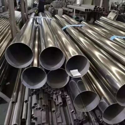 ASTM SUS 201 Stainless Steel Round Pipe 0.8 - 20mm 8K Surface