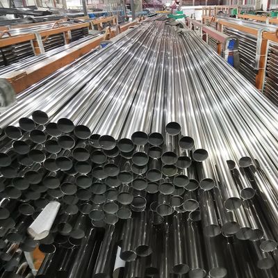 SS 904L ASTM Stainless Steel Pipe Polished Surface 2 Inch 4 Inch Round Shape
