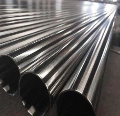 304 Round Seamless Stainless Steel Pipe Hot Rolled 1 Inch 2 Inch 6000mm Length SS Tube