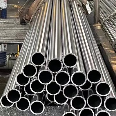 ISO9001 AISI 321 Stainless Steel Pipe SS Tube Seamless Round Shape ASTM A312 Polished