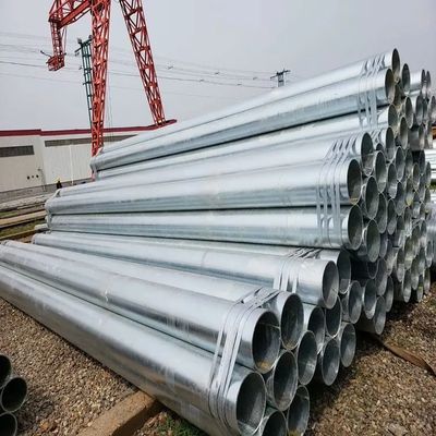ASTM A53 Hot Dipped Galvanized Steel Pipe Round Tube Iron Metal Sch40 6m Length