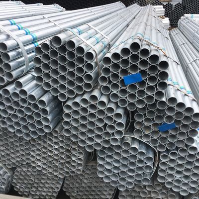 BS 1387 ASTM A53 Galvanized Steel Tube Hot Rolled Structural Mild Seamless
