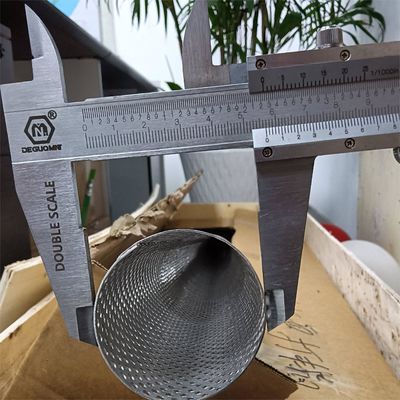 ASTM A312 Gr Tp310 Stainless Steel Pipe Perforated Tube Customized Hole For Decoration
