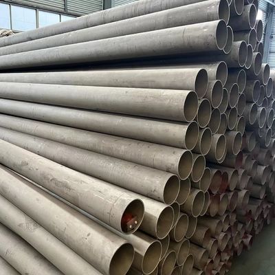 Hollow Section Stainless Steel Pipe S31603 316L ISO Certificate Laser Cutting For Building