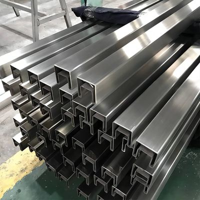 SS304 Stainless Steel Pipe Special Profile Tube In Mirror Finish Customized Shape Nature Color