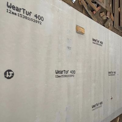 Custom Thickness 6mm-50mm Wear Resistant Steel Sheet Metal WearTuf400