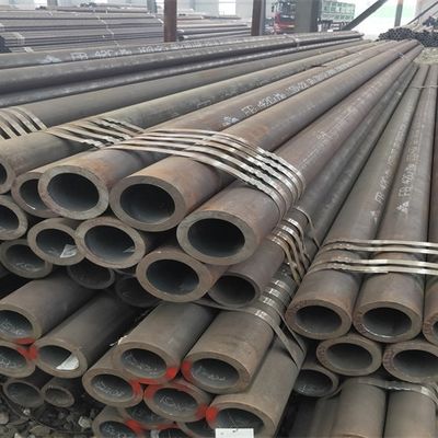 Black Round Carbon Steel Pipe SGCC ASTM A106 A53 For Conveying