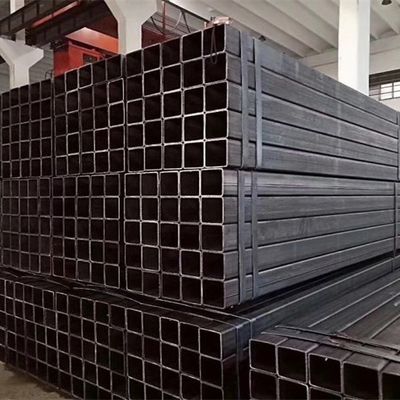 HR Carbon Rectangular Steel Tube Hollow Section ASTM A500 GR.C Black  For Construction