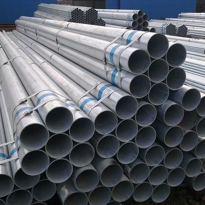 Hot Dipped SGCD Galvanized Round Steel Pipe 15-219 Mm Diameter