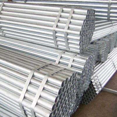 Zinc Coating 0.6mm Thick Hot Galvanized Steel Tube Seamless / Welded SGCC Customized