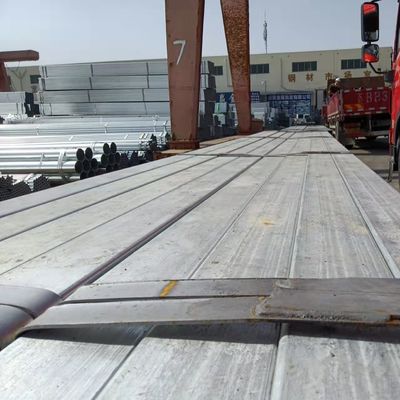 MS ERW Hollow Steel Pipe Hot Dip Galvanized Steel Pipe ASTM A106 A36 A53 1.0033 BS 1387