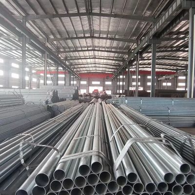 AISI A53 Galvanized Steel Tube Hot Rolled 2.5mm Thickness Customized