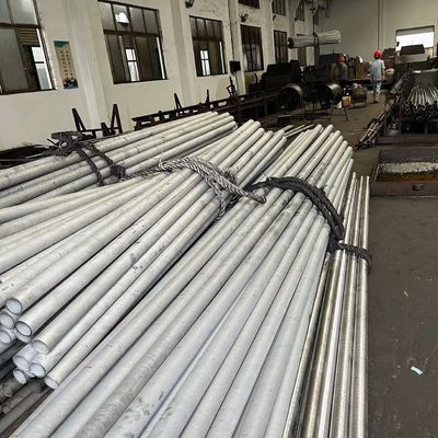 Hollow Section Stainless Steel Pipe S31603 316L ISO Certificate Laser Cutting For Building