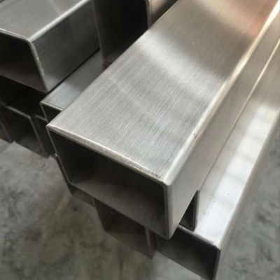 AISI 409 410 416 420b 420s 12.7mm 1/2 Inch Stainless Steel Square Shiny Pipes For Stairs