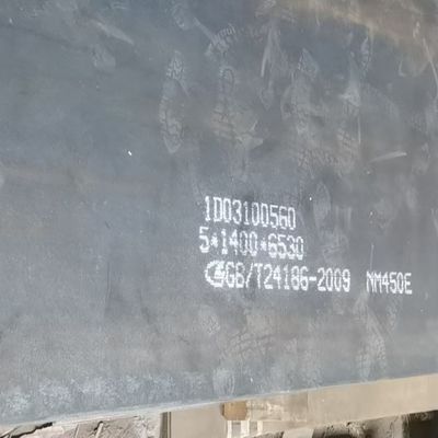 NM400 500 Hot Rolled Wear Resistant Steel Sheet 15mm Customized Size Iron Sheet